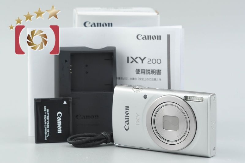 中古】Canon キヤノン IXY 200 シルバー コンパクトデジタル 中古】Canon キヤノン IXY 200 シルバー コンパクトデジタル