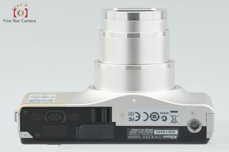 中古】Nikon ニコン COOLPIX S8000 シャンパンシルバー コンパクト