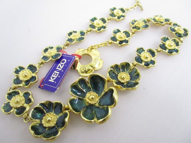 送料無料】☆希少☆KENZO ケンゾー ヴィンテージ フラワーモチーフ