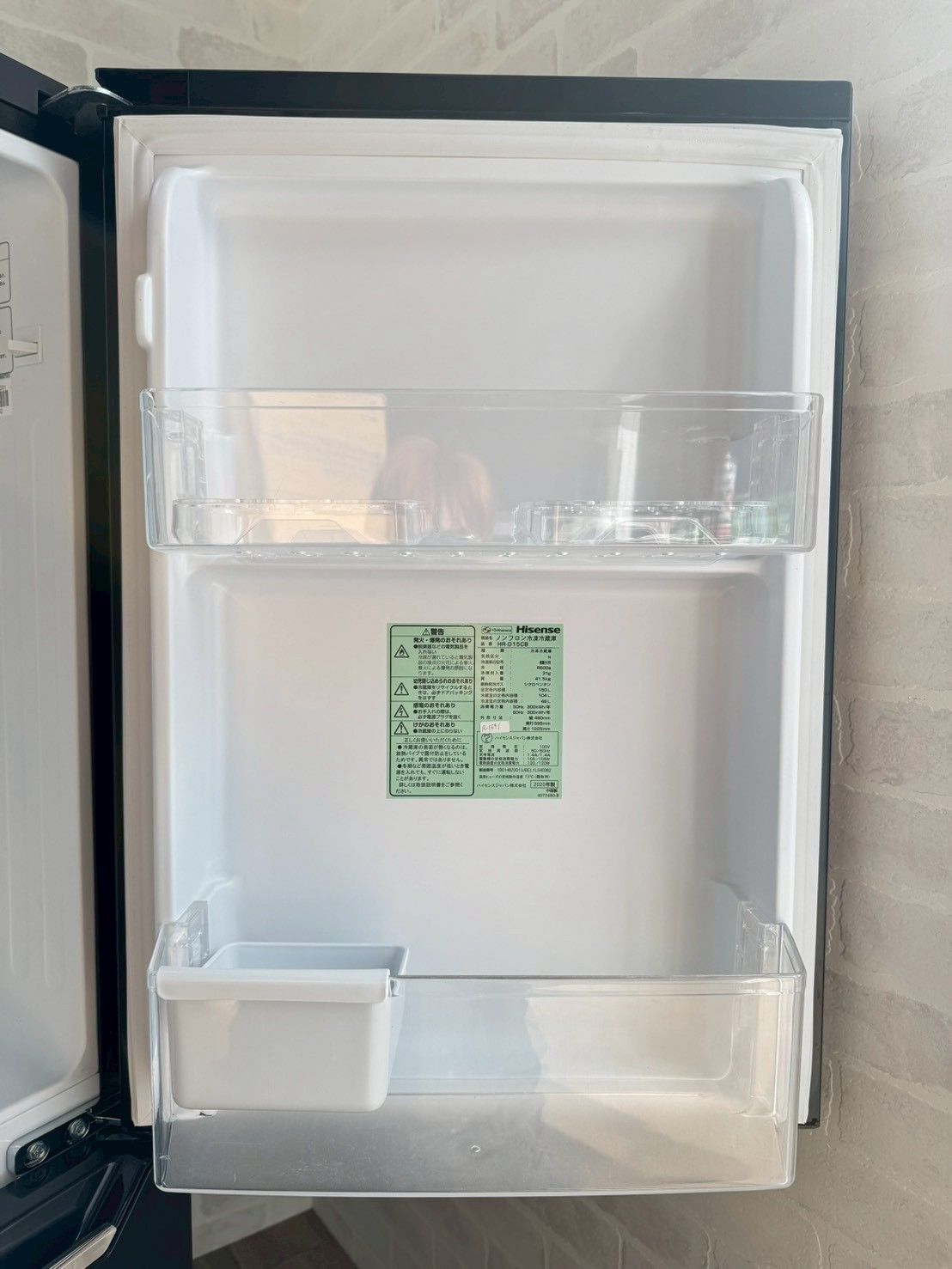 大阪送料無料☆3か月保障付き☆冷蔵庫☆ハイセンス☆2ドア☆2020年☆HR