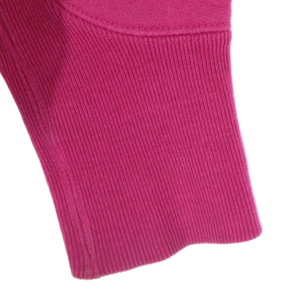 ATON エイトン 日本製 ワンポイント 長袖 スウェットパーカー 2 ピンク