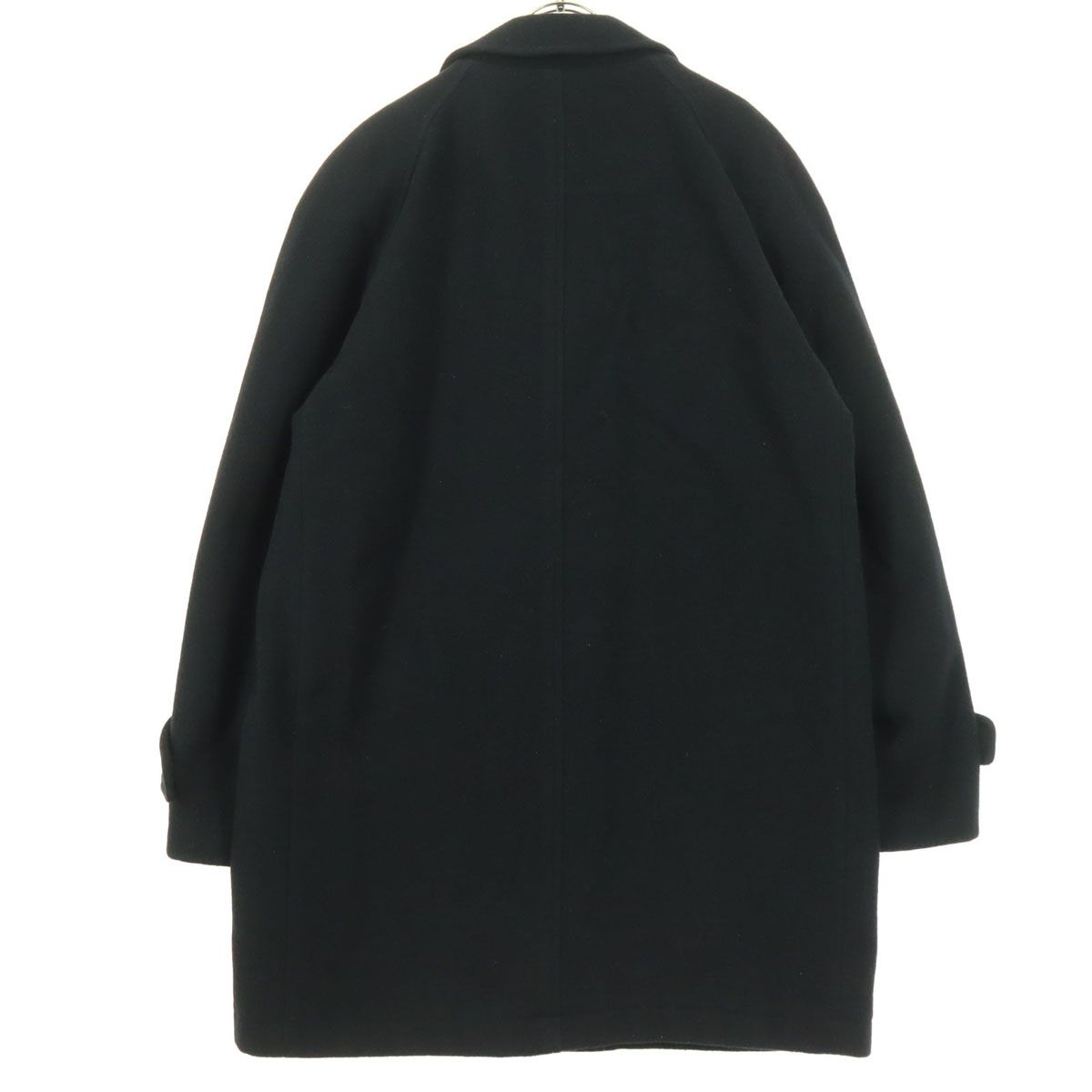 古着 美品 CASHMERE カシミア カシミア混 長袖 チェスターコート LL ブラック メンズ 美品 CASHMERE カシミア カシミア混 長袖 チェスターコート LL