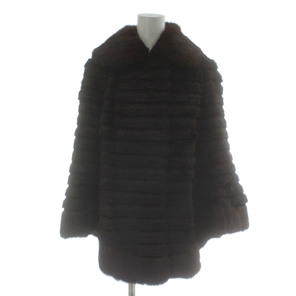 ファーロン FARLON ファーコート ポンチョ ケープ マント 毛皮 ミンク