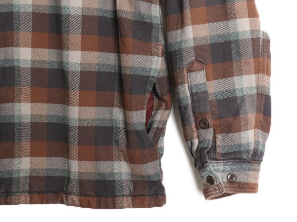 美品　Patagonia ネルシャツ　XL　中綿　キルティング　パタゴニア パタゴニア インサレーテッド フィヨルド フランネル シャツ