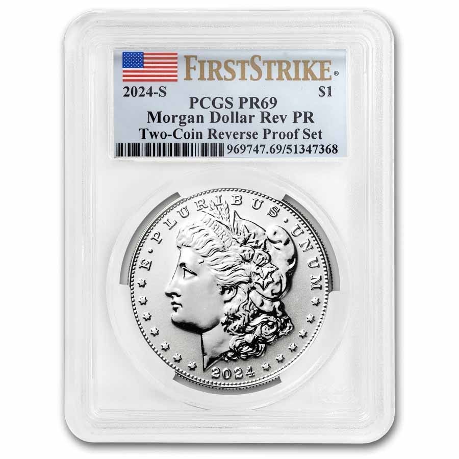 2024-S リバースプルーフ シルバー モルガンダラー PR-69 PCGS (FS) - メルカリ