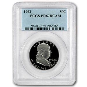 1962年 フランクリン ハーフダラー PR-67 ディープカメオ PCGS - メルカリ