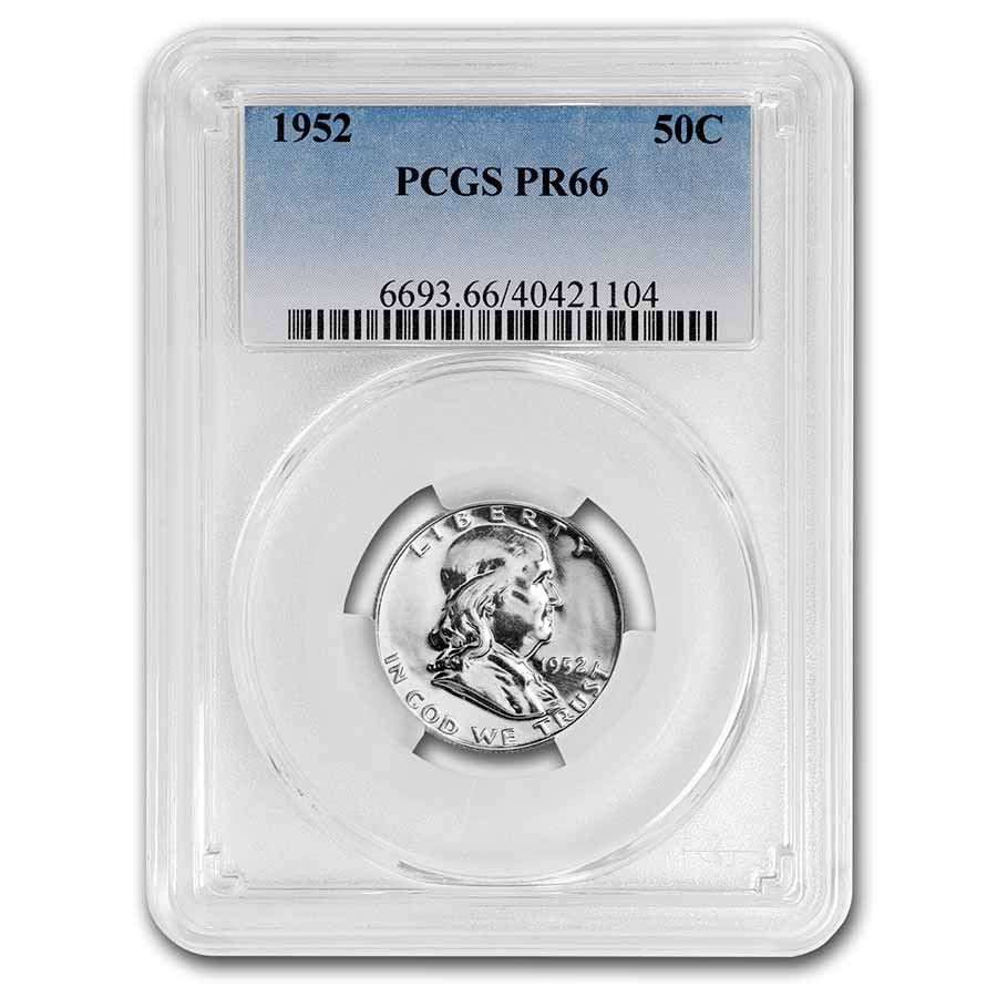 1952年 フランクリン ハーフダラー PR-66 PCGS - メルカリ
