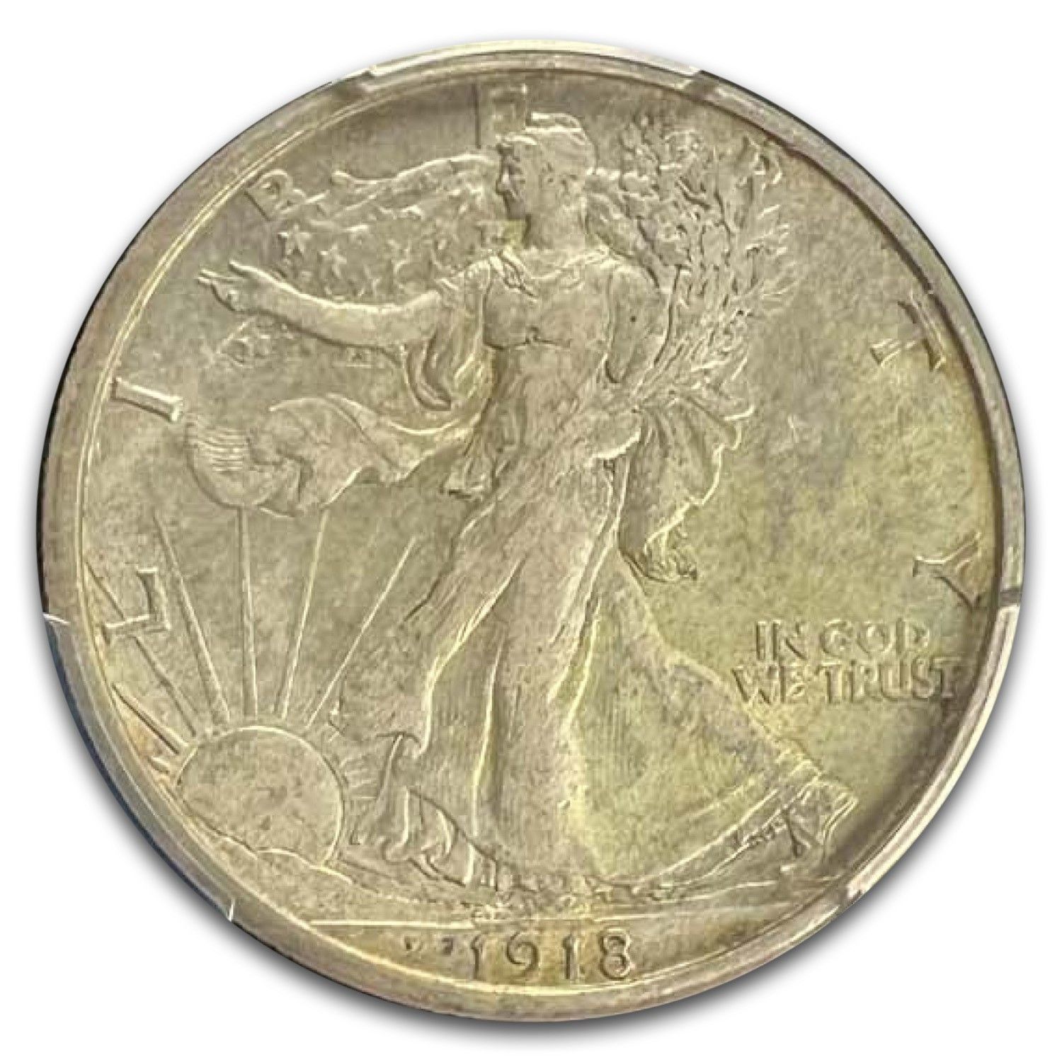 1918-S ウォーキング・リバティ・ハーフダラー AU-50 PCGS - メルカリ