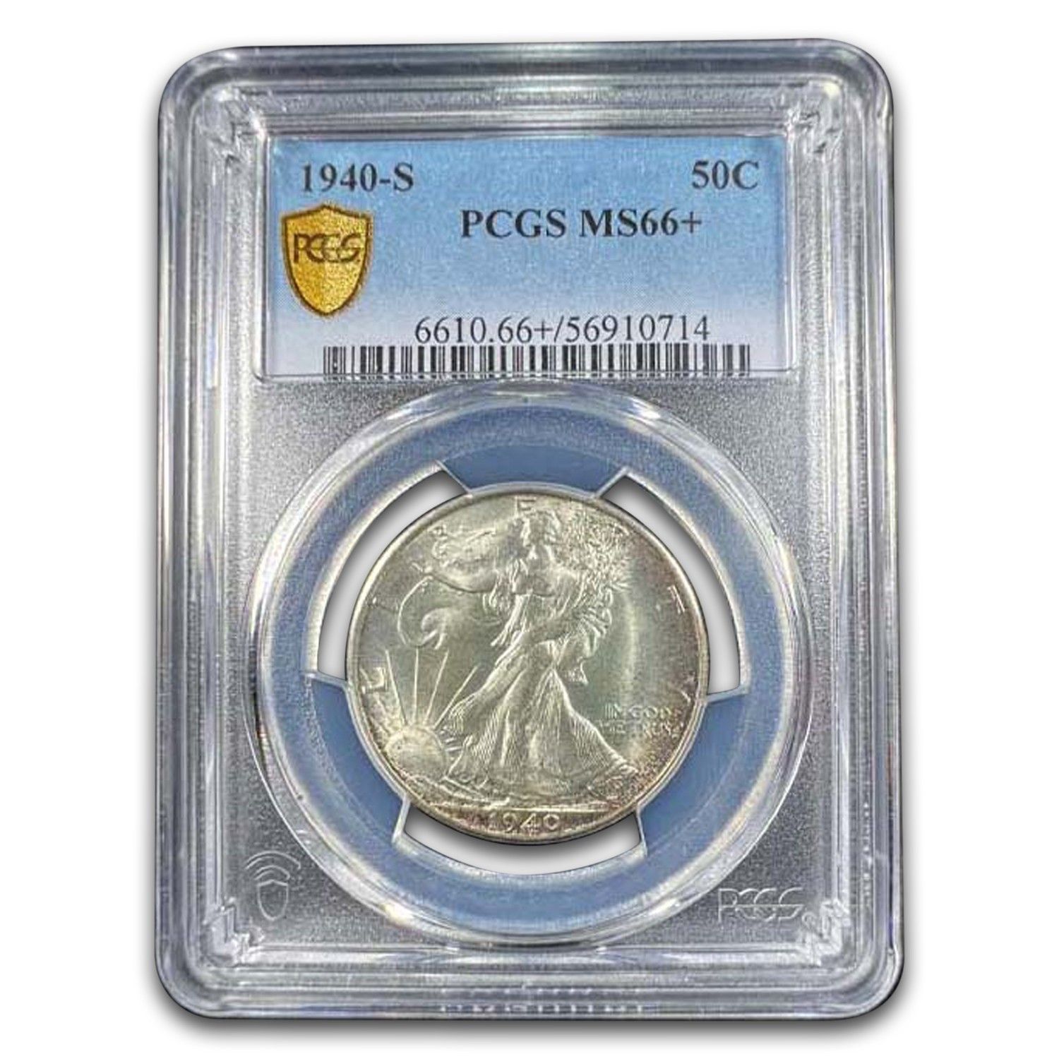 1940-S ウォーキング・リバティ・ハーフダラー MS-66+ PCGS - メルカリ