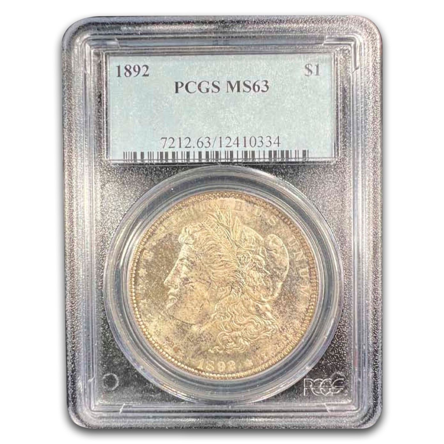 1892年 モルガン・ダラー MS-63 PCGS (Td) - メルカリ