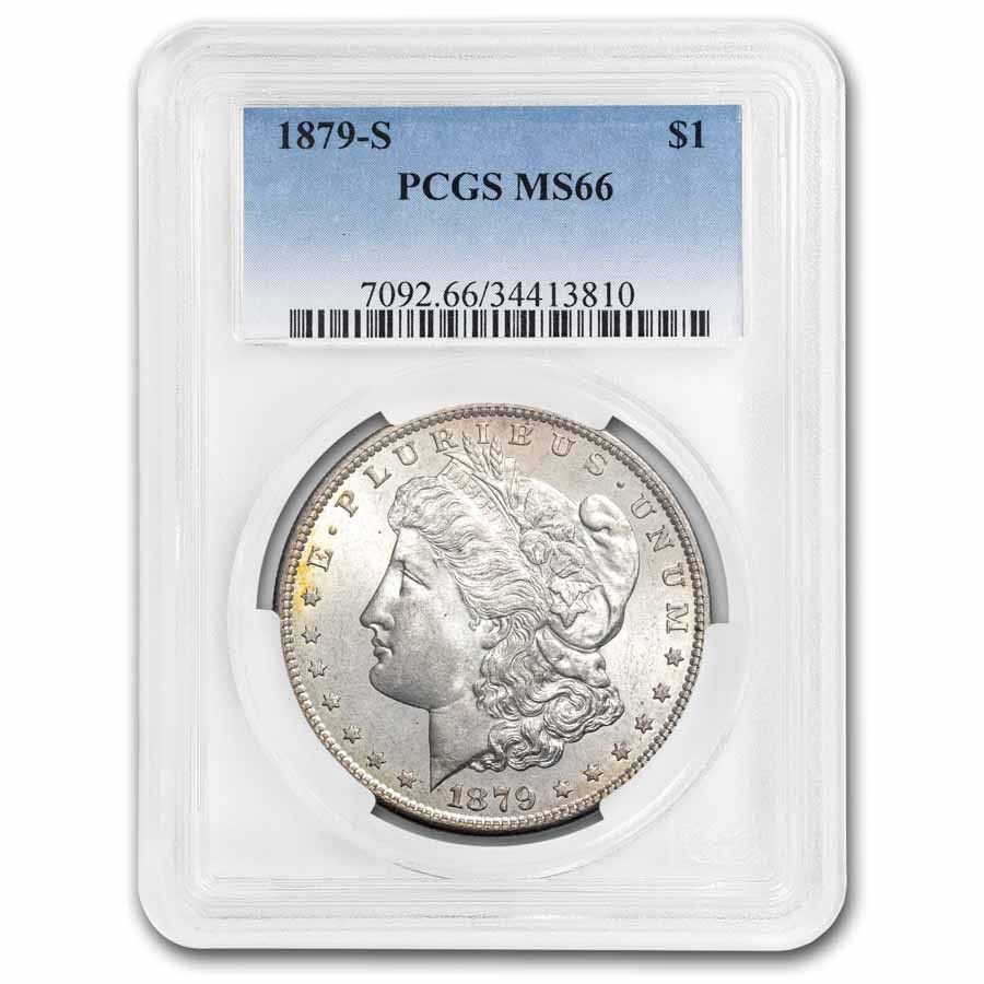 1879-S モルガン・ダラー MS-66 PCGS - メルカリ