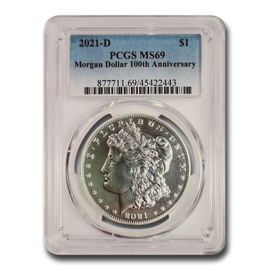 2021-D シルバー モルガン ダラー MS-69 PCGS - メルカリ