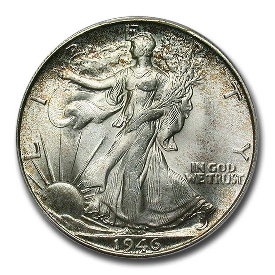 1946-S ウォーキング・リバティ・ハーフダラー MS-66 PCGS - メルカリ