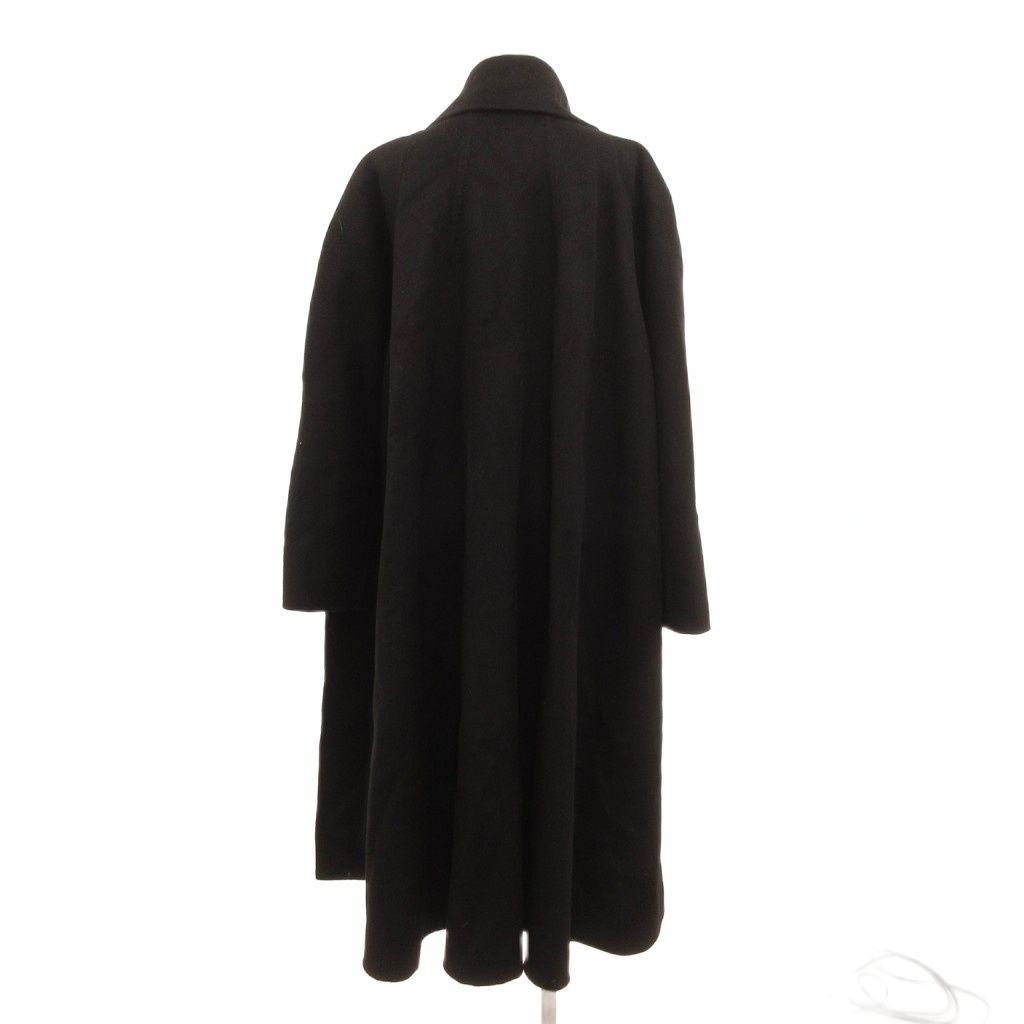 美品自由区ロロピアーナブラックカシミヤ100%ロングコート ルクスリアモダ Luxoriamoda Loro Piana ロロピアーナ カシミヤ100