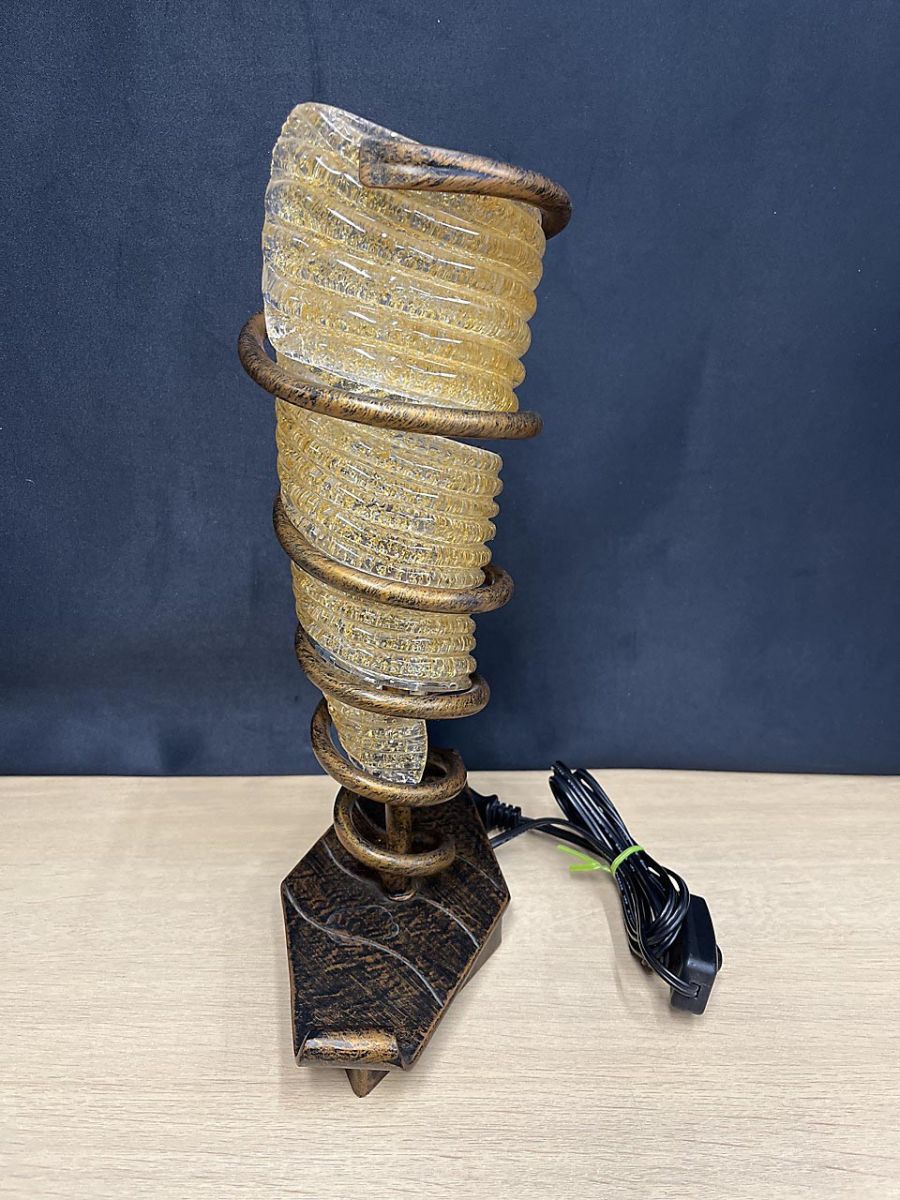 キシマ 卓上スタンド アンティーク ガラスシェード SL-822 - メルカリ