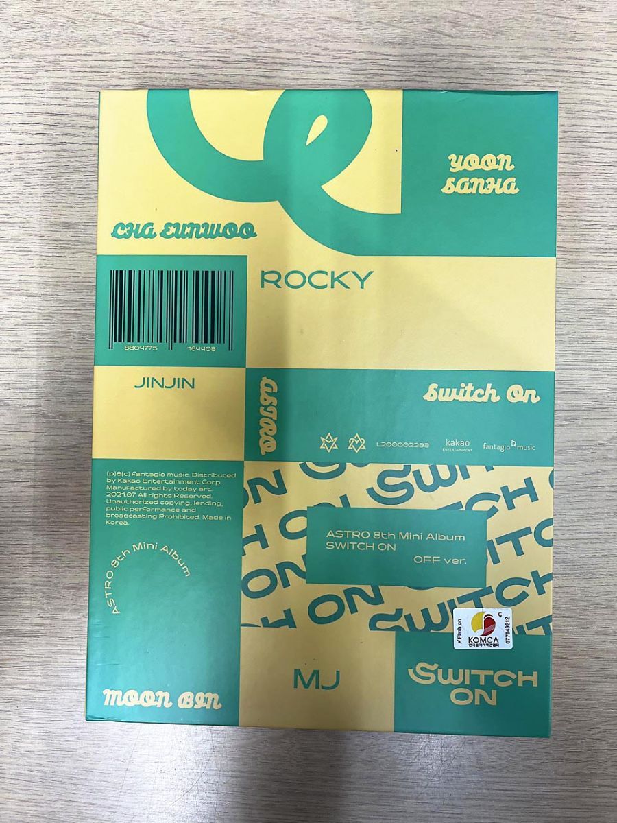 ASTRO CD 8th Mini Album SWITCH ON On ver./OFF ver. 2点まとめ