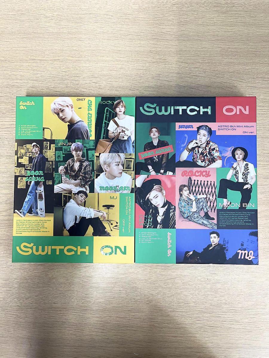ASTRO CD 8th Mini Album SWITCH ON On ver./OFF ver. 2点まとめ