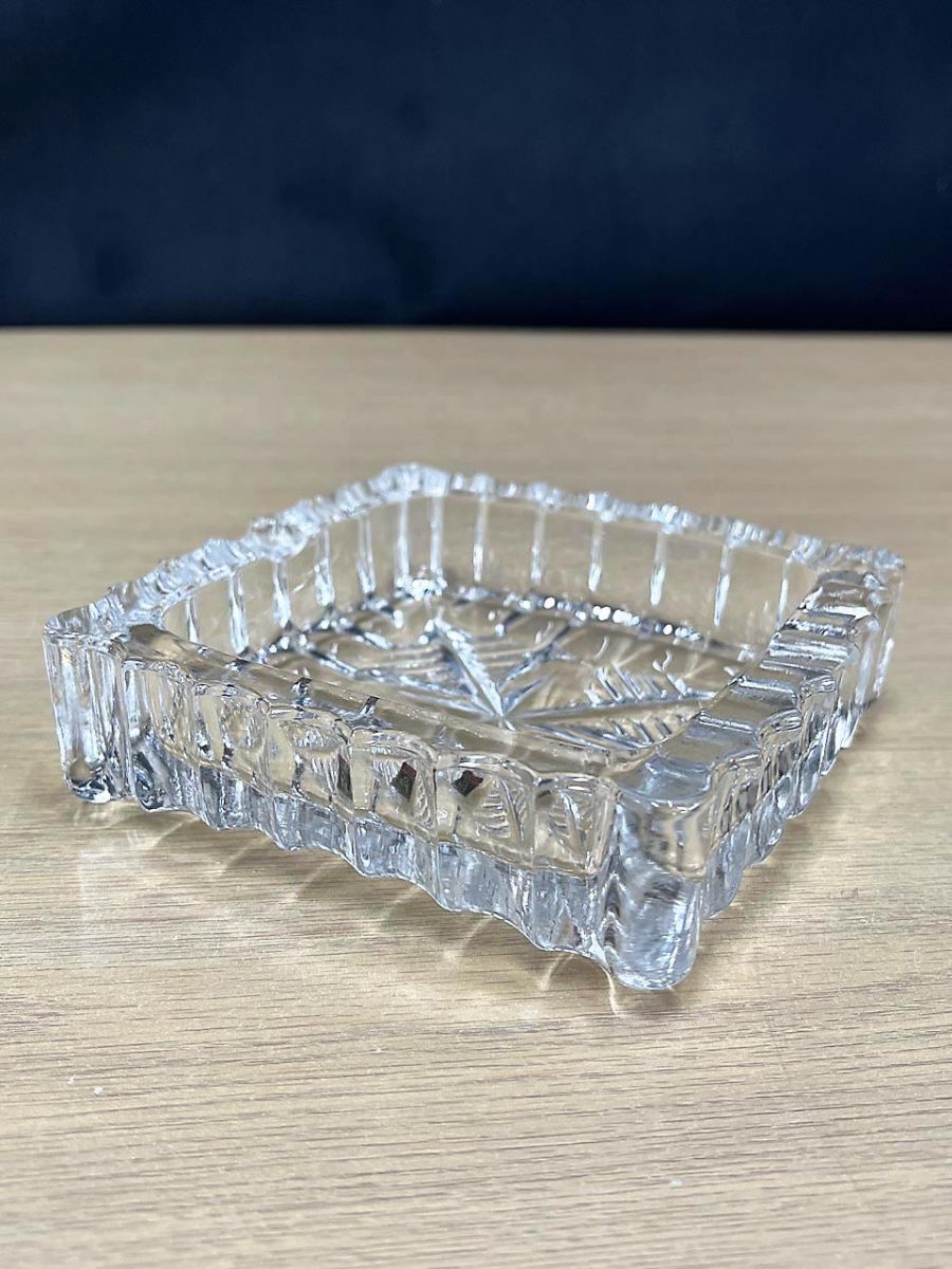マツガオカクリスタル 灰皿 皿 ライター トレイ セット 長期保管品 KAGAMI カガミクリスタル 灰皿 ライター タバコ入れ - メルカリ