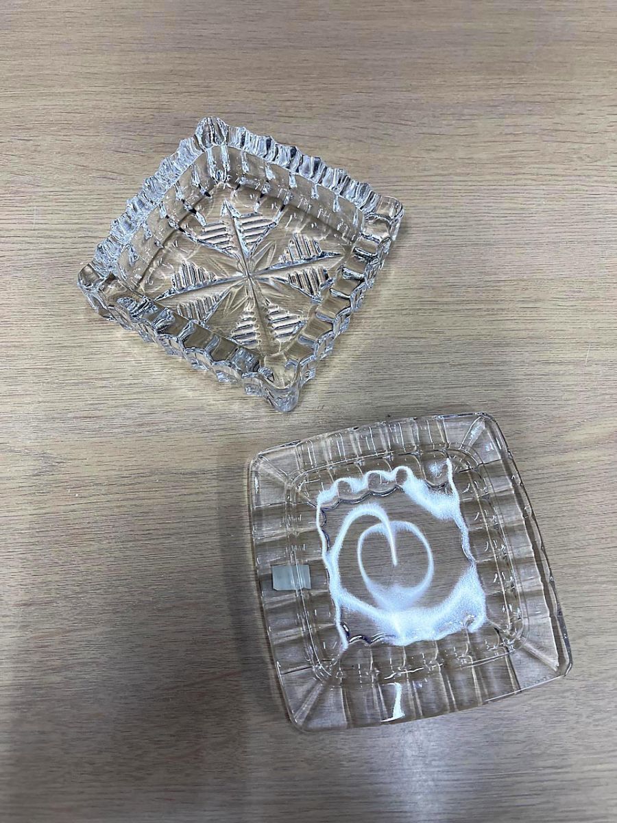 長期保管品 KAGAMI カガミクリスタル 灰皿 ライター タバコ入れ - メルカリ