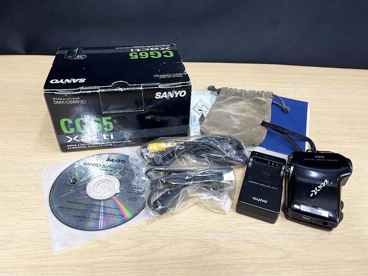 ジャンク品】 SANYO サンヨー Xacti デジタルムービーカメラ DMX-CG65