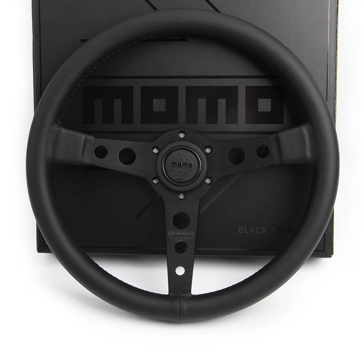 momo P5 ステアリング ハンドル 350mm/14インチ 黒色 momo P5 ステアリング ハンドル 350mm/14インチ レザー - メルカリ