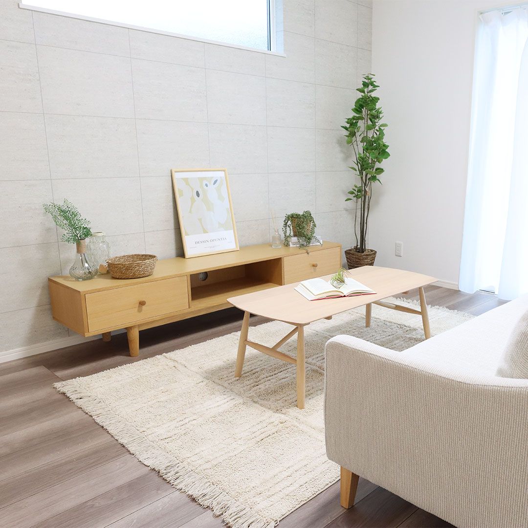 フォローで5%OFF☆【開梱設置付き】テレビボード 幅150cm モデルルーム