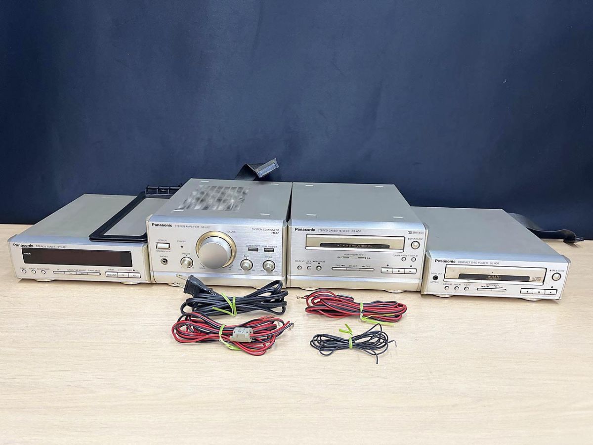 ジャンク品】 Panasonic パナソニック システムコンポ SL-HD7/RS-HD7