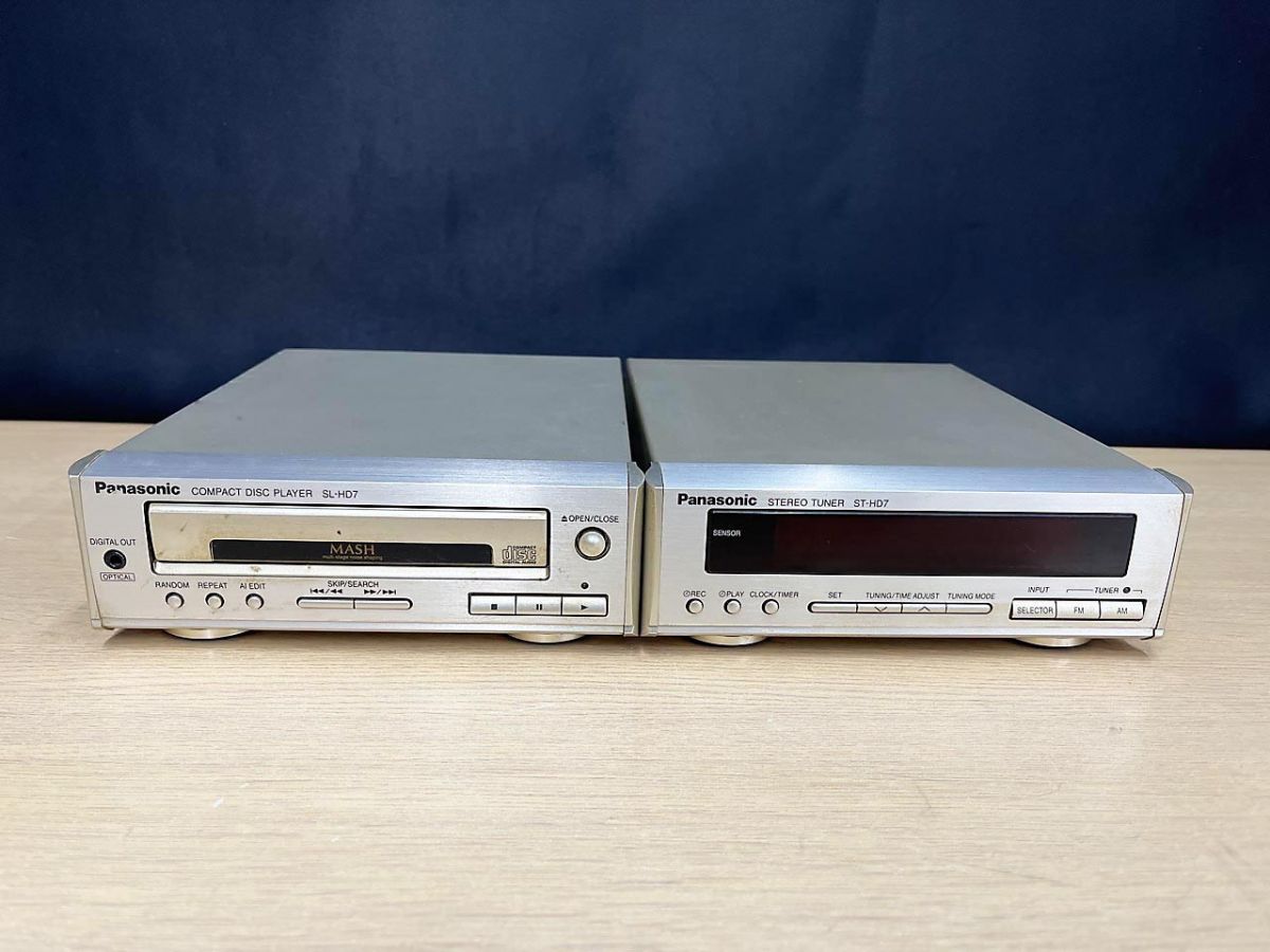 ジャンク品】 Panasonic パナソニック システムコンポ SL-HD7/RS-HD7
