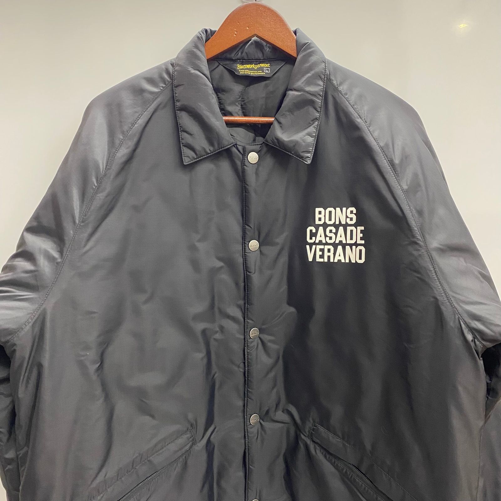 ブルコ BLUCO × THE RISING SUN COFFEE BONS コーチジャケット