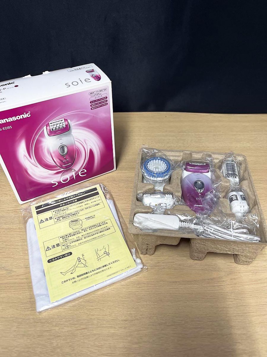 美品】 Panasonic パナソニック 脱毛器 Soie ソイエ ES-ED95 - メルカリ