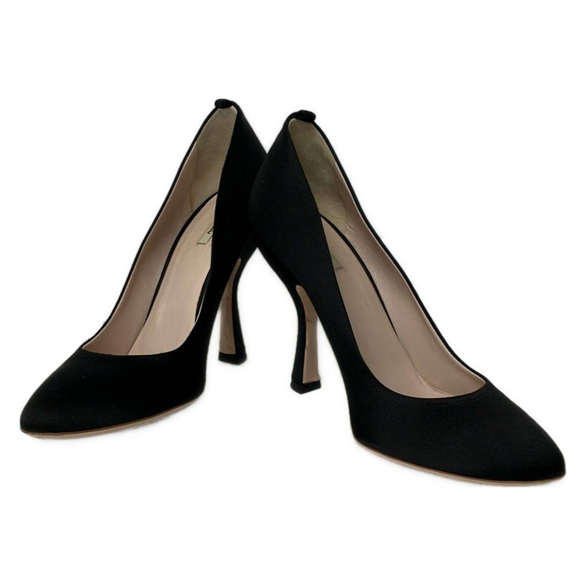 miumiu(ミュウミュウ) パンプス 38 1/2 レディース - 黒 - メルカリ