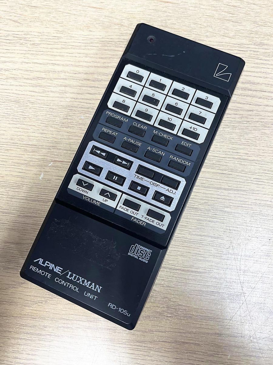 ALPINE LUXMAN アルパイン ラックスマン CDプレーヤー D-105u用