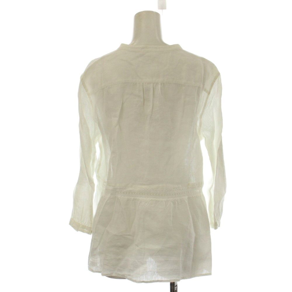 23区 オンワード樫山 タグ付き シャツ ブラウス 七分袖 40 白 ホワイト