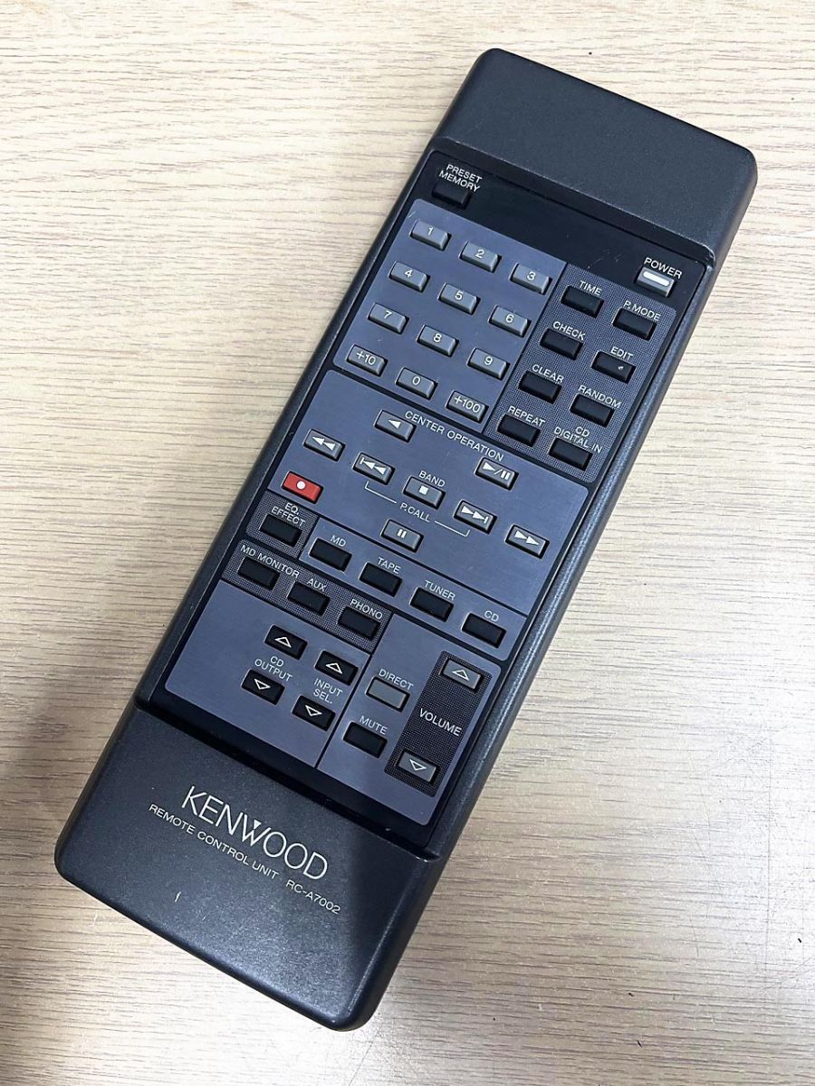 KENWOOD ケンウッド プリメインアンプ用 リモコン RC-A7002 - メルカリ