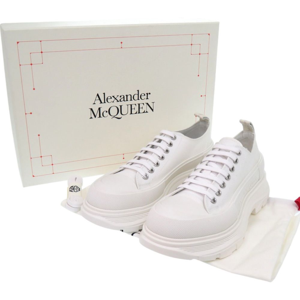 未使用品 アレキサンダーマックイーン トレッドスリック レースアップ