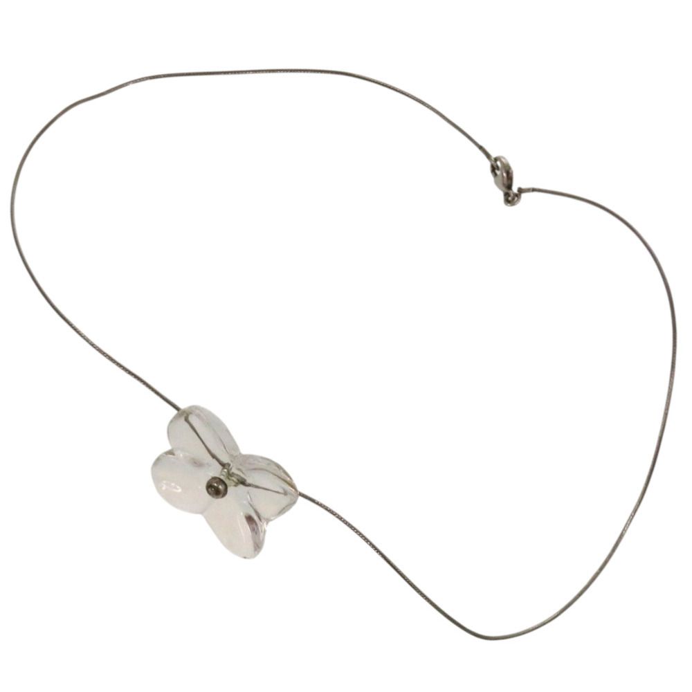 美品 バカラ フラワーモチーフ オルテンシア クリスタル シルバー