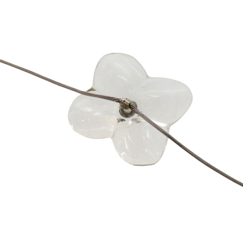 美品 バカラ フラワーモチーフ オルテンシア クリスタル シルバー