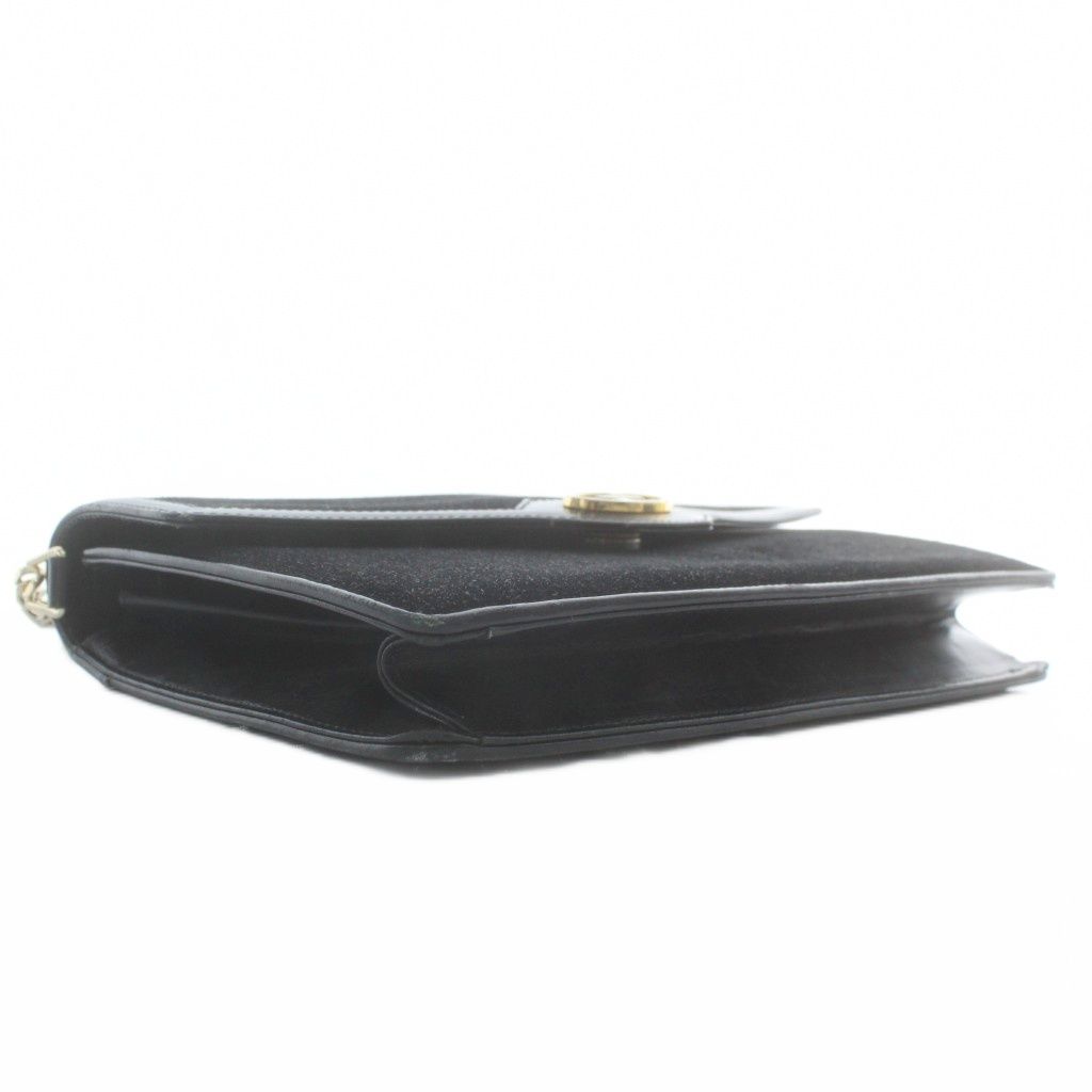 グッチ GUCCI オールドグッチ ショルダーバッグ チェーン スエード