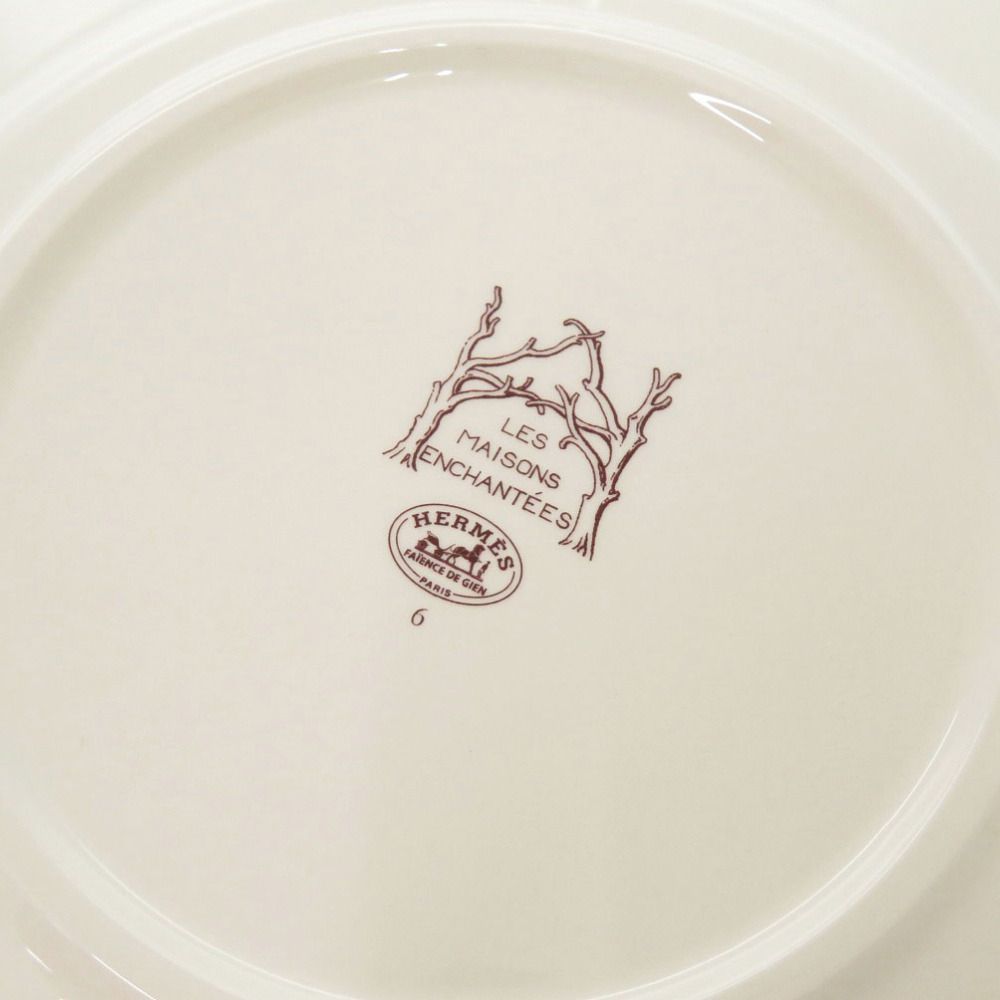 新品同様 エルメス デザートプレート Les Maisons Enchantees メゾン