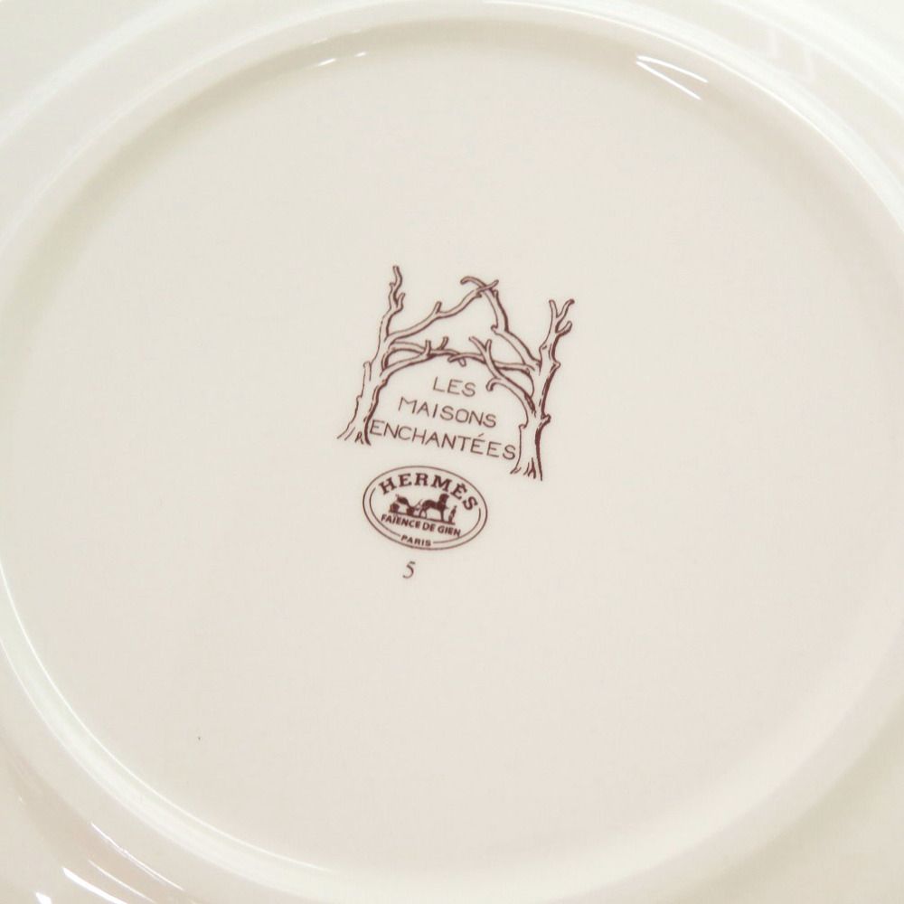 新品同様 エルメス デザートプレート Les Maisons Enchantees メゾン