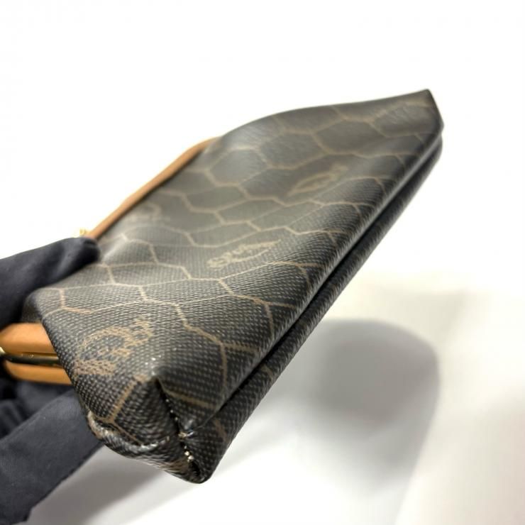 クリスチャンディオール Christian Dior ハニカムパターン レザー