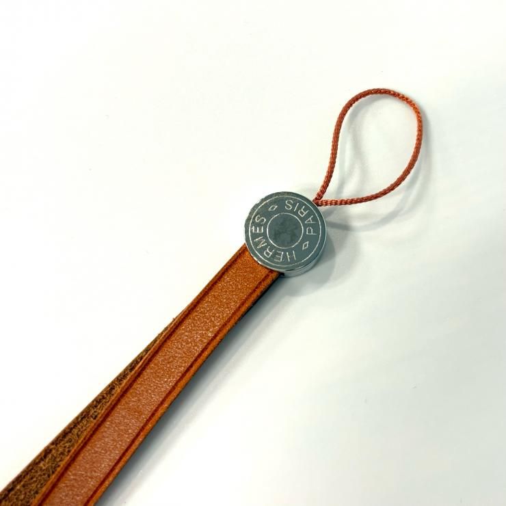 エルメス HERMES セリエ ストラップ レザー ナチュラル シルバー金具