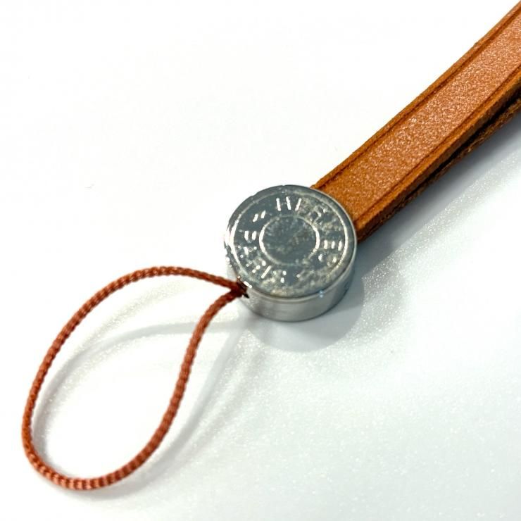エルメス HERMES セリエ ストラップ レザー ナチュラル シルバー金具
