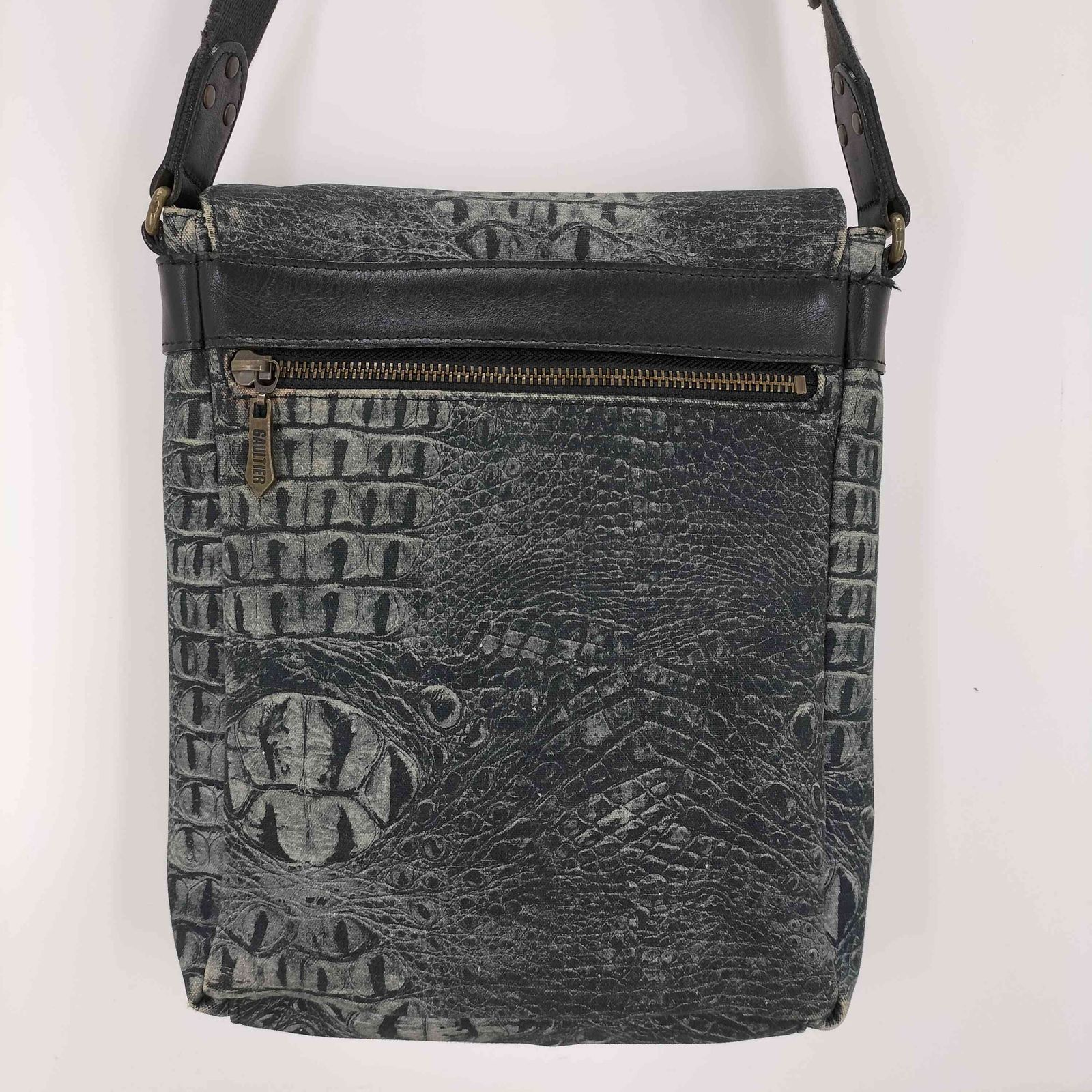 Jean Paul Gaultier クラッチバッグ モノクロプリント Jean Paul Gaultier クラッチバッグ モノクロプリント jean paul