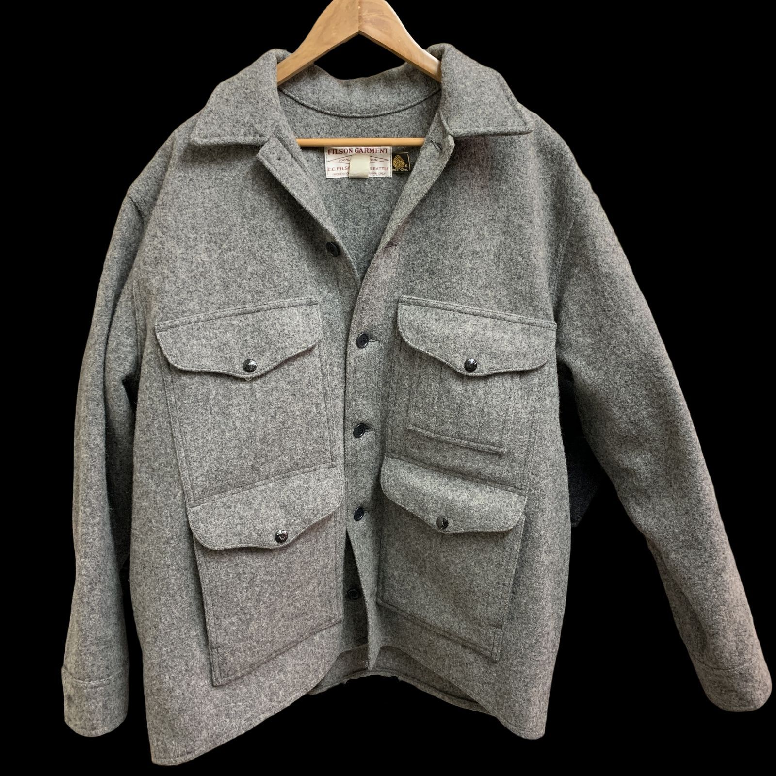 むつ75-02-0128][併売] 90s 00s USA製 FILSON シングル マッキーノ