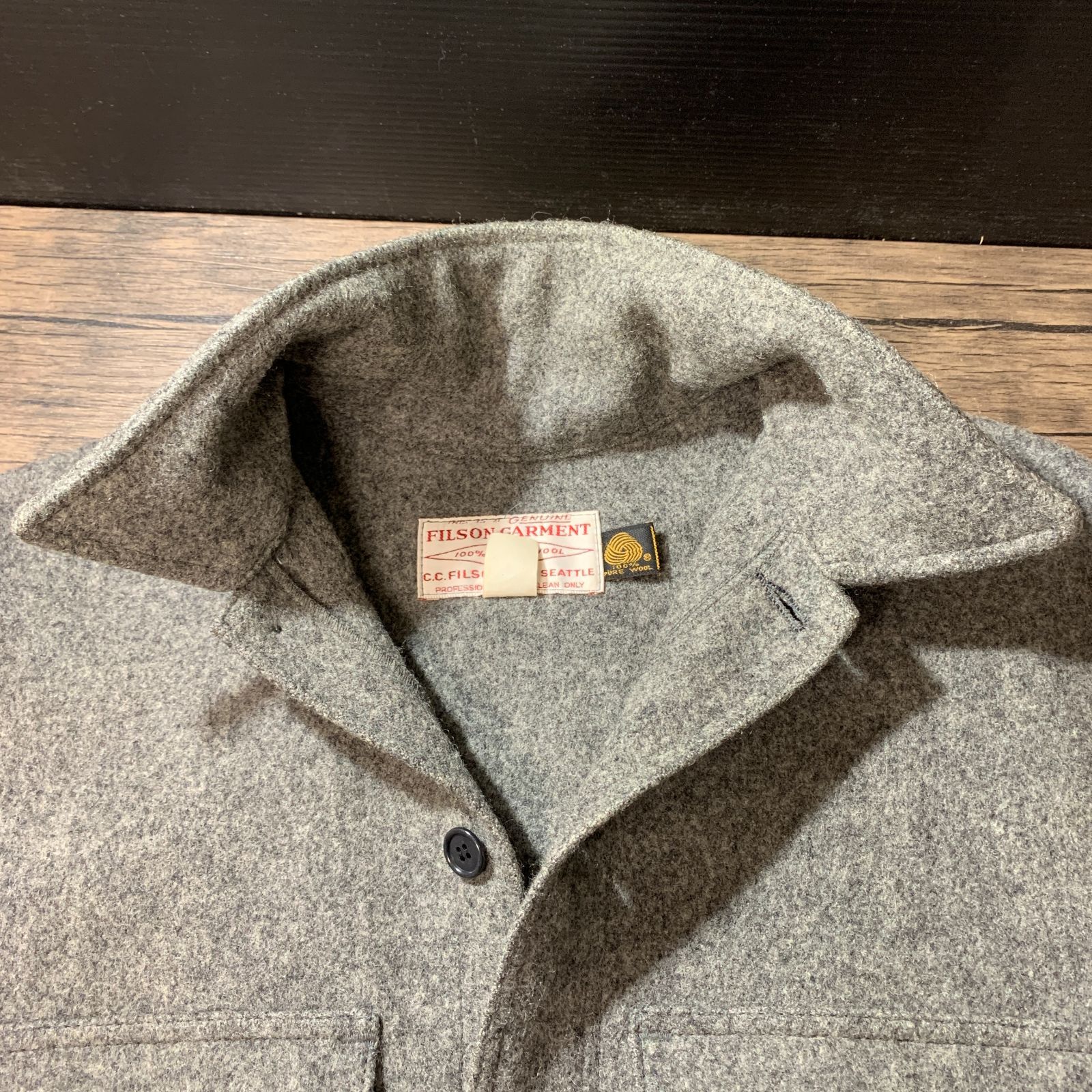 むつ75-02-0128][併売] 90s 00s USA製 FILSON シングル マッキーノ