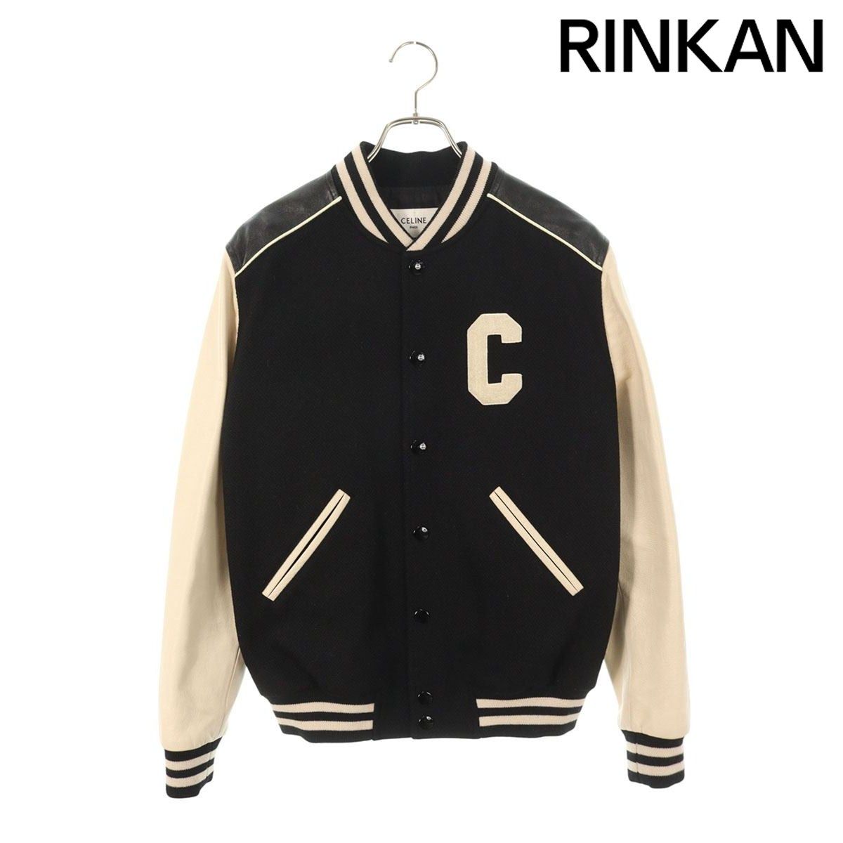 セリーヌ 2V56D896C Cロゴワッペンテディジャケットブルゾン メンズ 44