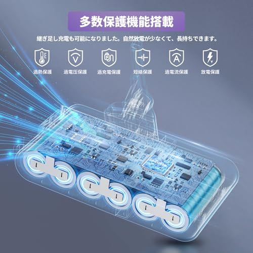 9枚セット】ダイソン 互換バッテリー v8 交換 SV10 掃除機交換用