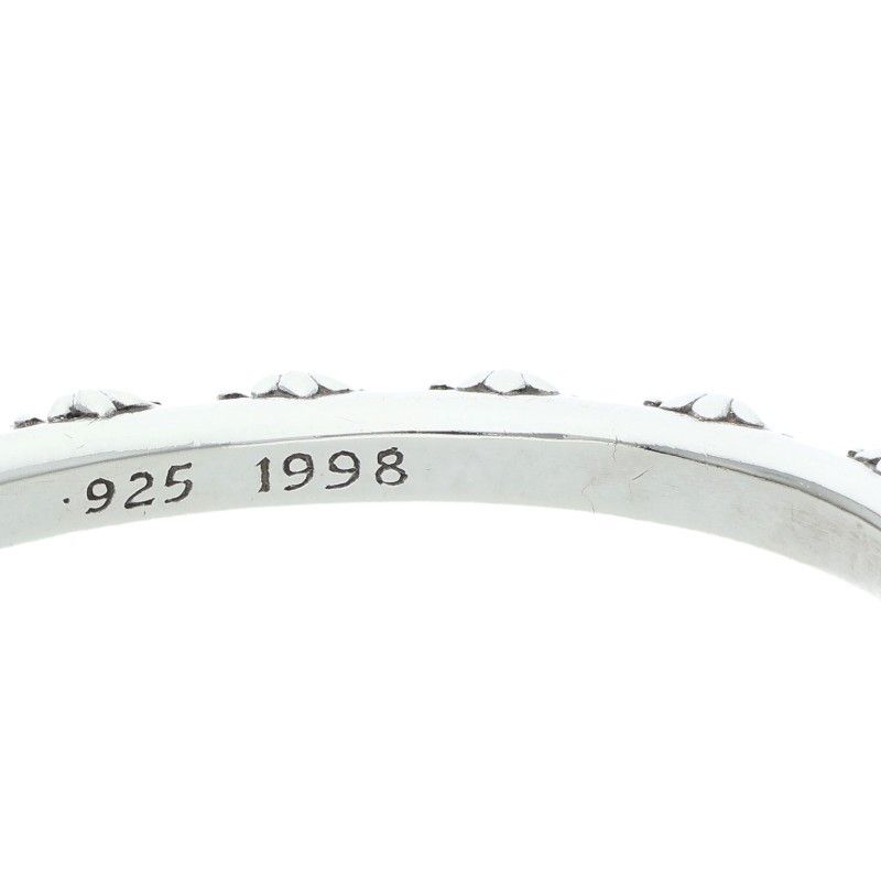 クロムハーツ BANGLE CROSS/クロスバンド シルバーバングル メンズ