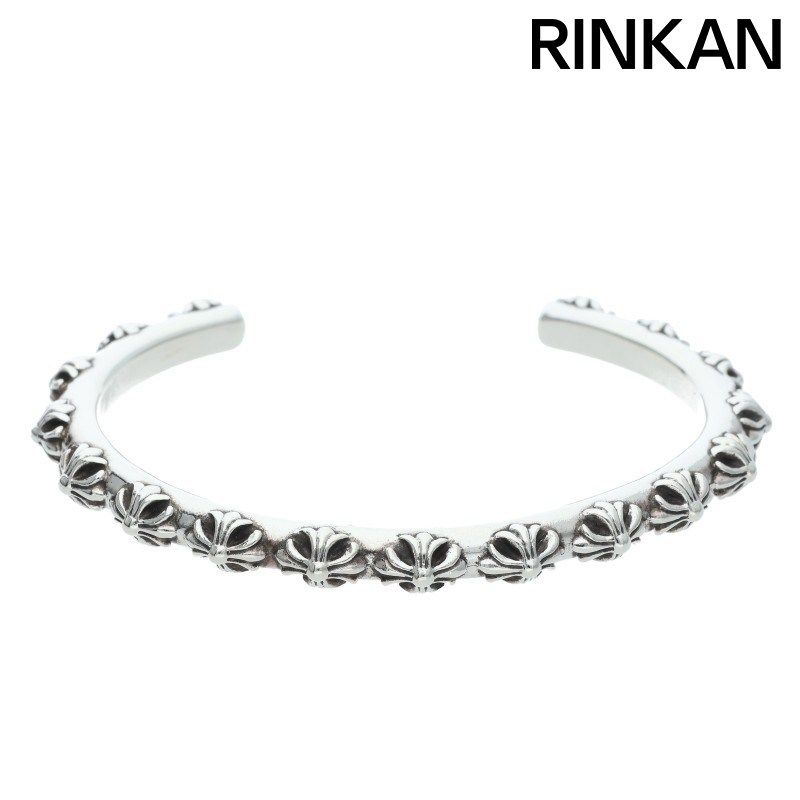 クロムハーツ BANGLE CROSS/クロスバンド シルバーバングル メンズ